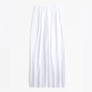 Abercrombie & Fitch Sloane Tailored Premium Crepe Wide Leg pants